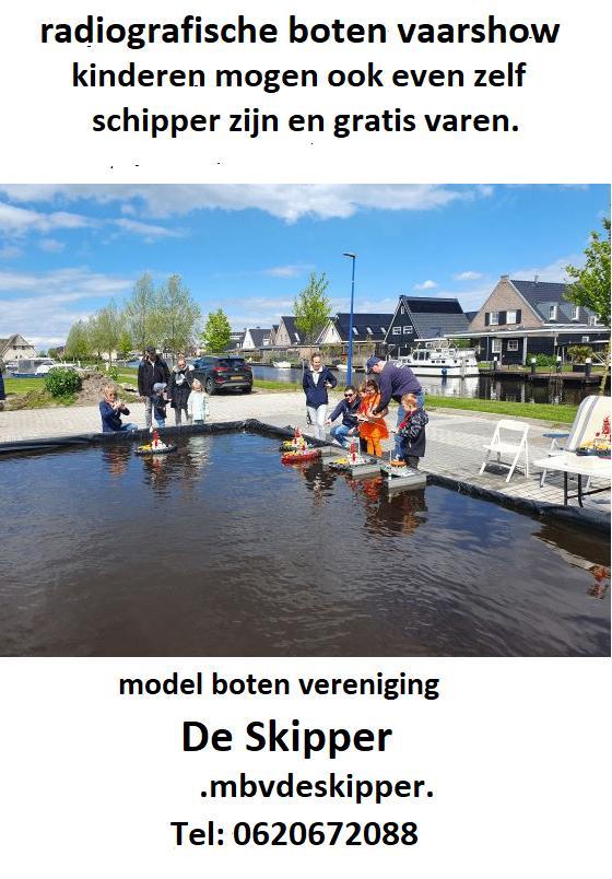 rc modelboten vaarshow op locatie in ons bassin? De Skipper., Hobby en Vrije tijd, Modelbouw | Boten en Schepen, Nieuw, Ophalen