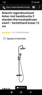 Atlantic regendoucheset Asher nieuw in doos hart12cm, Doe-het-zelf en Verbouw, Ophalen, Nieuw