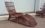 Manou, rotan loungeset, tuinset, 4 koloniale fauteuils, Ophalen, 4 zitplaatsen, Rotan, Nieuw