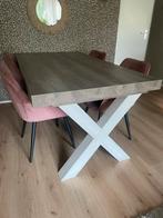 Eettafel, Huis en Inrichting, Tafels | Eettafels, Zo goed als nieuw, 150 tot 200 cm, Rechthoekig, 50 tot 100 cm