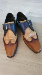 Harris Firenze Italiaanse leren herenschoenen., Kleding | Heren, Schoenen, Ophalen of Verzenden, Zo goed als nieuw, Bruin, Gespschoenen
