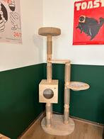 Katten krabpaal hout, Dieren en Toebehoren, Ophalen, Zo goed als nieuw