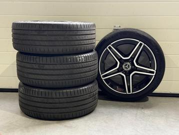 Velgen Mercedes C-Klasse AMG 18 inch Origineel Zomerbanden beschikbaar voor biedingen