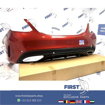 W205 AMG ACHTERBUMPER COMPLEET ORIGINEEL Mercedes C Klasse 2 beschikbaar voor biedingen