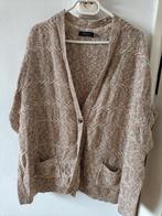 Cape poncho vest. Maat M beige met kleuren mix, Kleding | Dames, Ophalen of Verzenden, Zo goed als nieuw, Maat 38/40 (M), Beige
