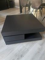 Hamburger salontafel Puuur, Huis en Inrichting, Ophalen, Gebruikt, 100 tot 150 cm, Vierkant