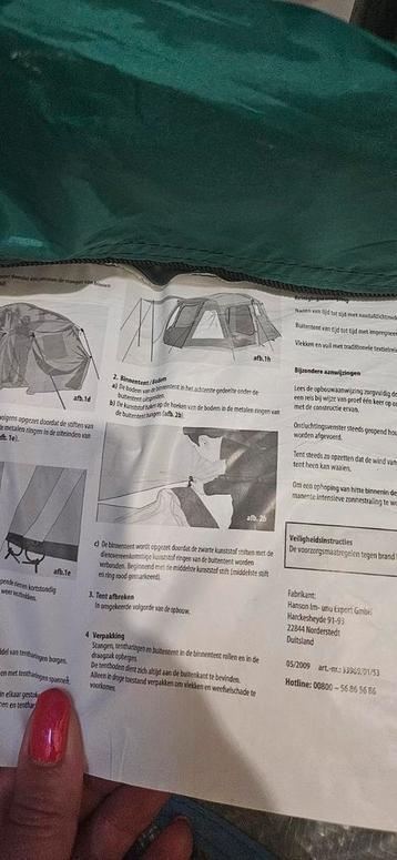 6 persoons tent beschikbaar voor biedingen