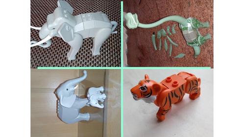 Originele lego dieren €9,90-12,80-29,90-35, Kinderen en Baby's, Speelgoed | Duplo en Lego, Zo goed als nieuw, Lego, Ophalen