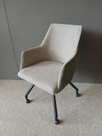 6x eetkamerstoelen xooon met wieltjes nu voor €129,- p/s, Huis en Inrichting, Overige kleuren, Nieuw, Ophalen of Verzenden, Metaal