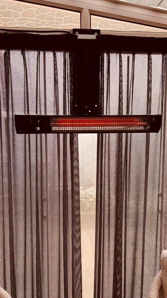 Terras verwarming, als nieuw (2 stuks), Tuin en Terras, Terrasverwarmers, Zo goed als nieuw, Ophalen of Verzenden