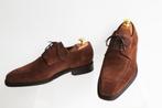 Bijna nieuw! Suède Floris van Bommel lace-up in 8 G = 42, Kleding | Heren, Schoenen, Bruin, Floris van Bommel, Ophalen of Verzenden