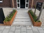 Cortenstaal plantenbakken op maat, Tuin en Terras, Bloembakken en Plantenbakken, Ophalen, Zo goed als nieuw, Metaal
