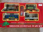 Grote! kersttrein met meerdere functie’s en veel rails zgan, Ophalen, Zo goed als nieuw