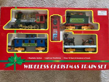 Grote! kersttrein met meerdere functie’s en veel rails zgan beschikbaar voor biedingen