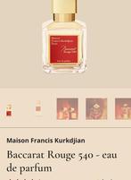 Maison Francis Kurkdjian Baccarat Rouge 540 - eau de parfum, Nieuw, Ophalen of Verzenden