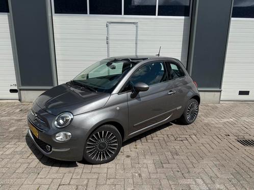 Fiat 500 Twinair Turbo 80pk 2018 Grijs, Auto's, Fiat, Bedrijf, Benzine, B, Hatchback, Handgeschakeld, Origineel Nederlands, Zilver of Grijs