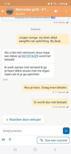 Opgelicht jurgen ozinga  ( spullen ), Ophalen of Verzenden