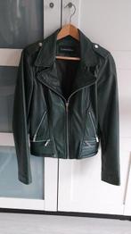 Leren damesjack.  Donkergroen.  Pasmaat M, Kleding | Dames, Jassen | Winter, Maat 38/40 (M), Transmission, Ophalen of Verzenden