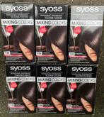 SYOSS haarverf zwart-bruin 6x, Ophalen of Verzenden, Zo goed als nieuw, Overige typen