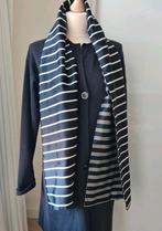 PAUW WOLLEN VEST MT 1 36/38 PAUW ZIJDEN SJAAL, Kleding | Dames, Pauw Amsterdam, Verzenden, Zo goed als nieuw, Blauw