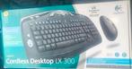 Logitech cordless desktop 2004, Computers en Software, Gebruikt, Toetsenbord en muis-set, Ophalen of Verzenden, Draadloos