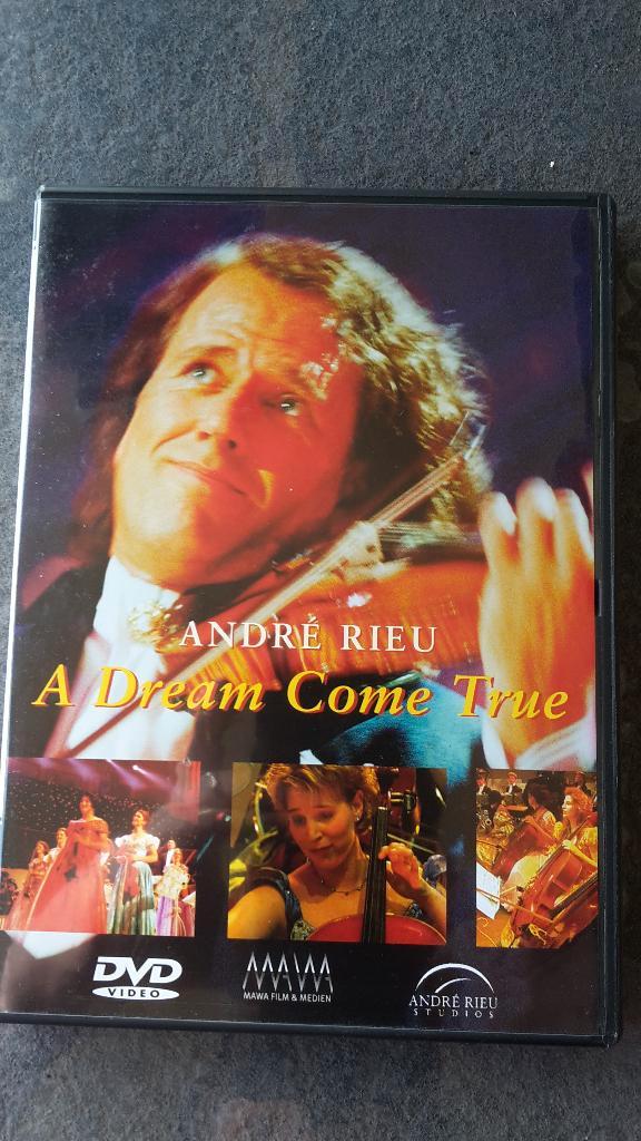 DVD André Rieu A Dream Come True, Cd's en Dvd's, Dvd's | Muziek en Concerten, Zo goed als nieuw, Muziek en Concerten, Alle leeftijden