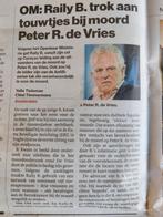 Peter R de Vries krantenartikel krantenknipsel, Verzamelen, Ophalen of Verzenden, 1980 tot heden, Nederland, Knipsel(s)