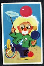 Oogjeskaart Clown houdt alle ballen in de lucht, Verzenden, 1960 tot 1980, Gelopen, Voertuig
