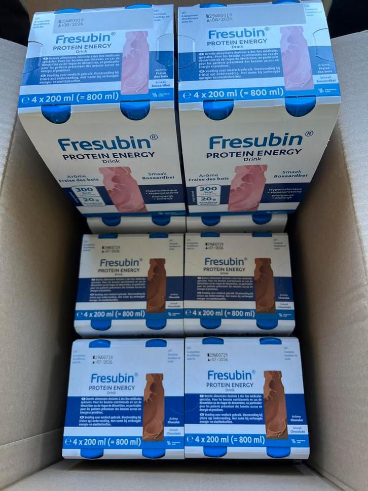 48 flesjes proteine energydrink (complete maaltijdvervangers, Sport en Fitness, Gezondheidsproducten en Wellness, Nieuw, Poeder of Drank