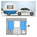 Knaus Schwalbennest retro caravan 2011, 75 kg, Tot en met 2, Treinzit, Lengtebed