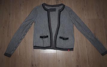 Grijs Wit Gehaakt Jasje EDC by Esprit (L) beschikbaar voor biedingen