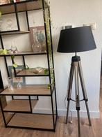 Vloerlamp drie poten industrieel verstelbaar in hoogte, Huis en Inrichting, Lampen | Vloerlampen, Ophalen, Zo goed als nieuw, 150 tot 200 cm