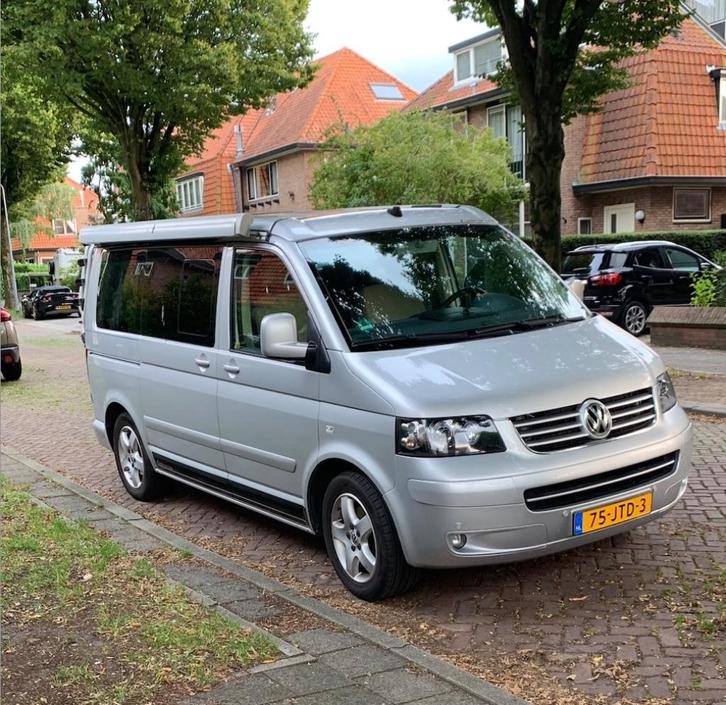 VW California T5 Automaat 174 PK | 2004 | 276.000 km, Caravans en Kamperen, Campers, Particulier, tot en met 4, Buscamper of Camperbus