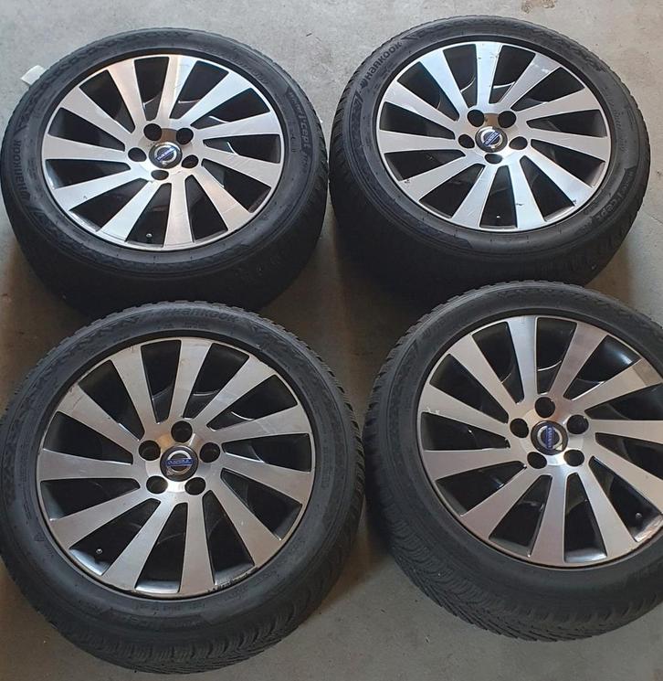 Volvo V70 set Saga Velgen 7x17" met Winterbanden, Auto-onderdelen, Overige Auto-onderdelen, Volvo, Ophalen