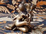 Mooi origineel oud erotisch brons Yab-Yum beeldje uit India., Ophalen of Verzenden