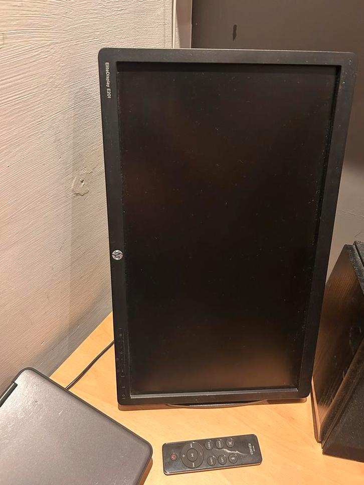 HP 20 inch Monitor - Goed Werkend!, Computers en Software, Monitoren, Gebruikt, 60 Hz of minder, VGA, LED, Full HD, 5 ms of meer
