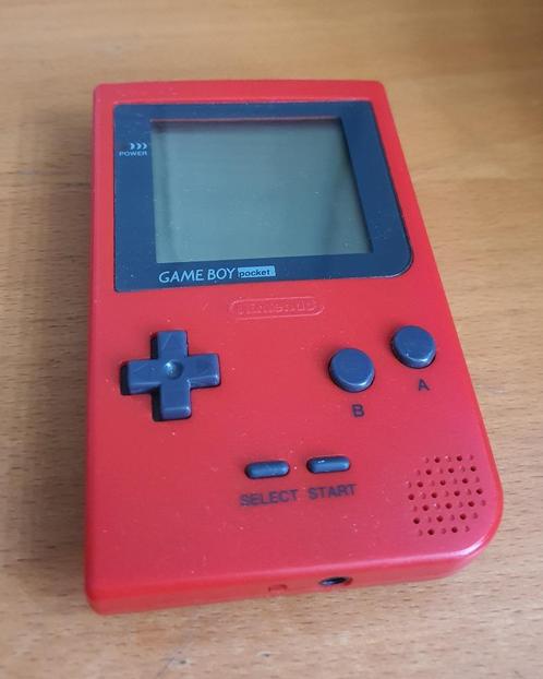 Nintendo Gameboy Pocket Red | Model No MGB-001, Spelcomputers en Games, Spelcomputers | Nintendo Game Boy, Gebruikt, Game Boy Pocket