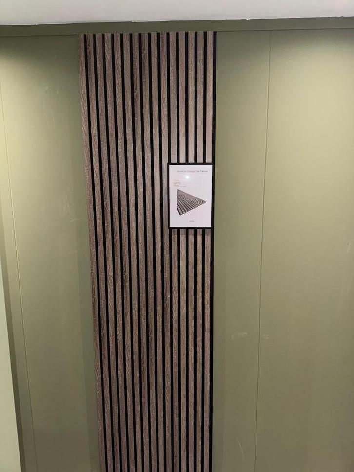 Akoestisch paneel Vintage oak 278x60cm Deluxe, Doe-het-zelf en Verbouw, Platen en Panelen, Nieuw, Overige materialen, Minder dan 20 mm