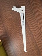 20 plankdragers 25cm + Rail 200cm, Doe-het-zelf en Verbouw, IJzerwaren en Bevestigingsmiddelen, Ophalen of Verzenden, Zo goed als nieuw