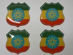 3D Ethiopie gel vlag stickers 3x3cm UV-bestendig, Verzenden, Nieuw, Overige typen