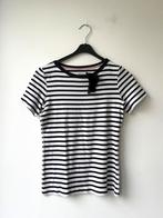 Marccain gestreepte t-shirt met strikje L/40, Maat 38/40 (M), Overige kleuren, Ophalen of Verzenden, Zo goed als nieuw