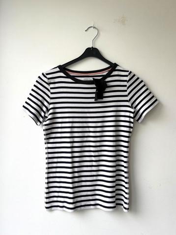 Marccain gestreepte t-shirt met strikje L/40 beschikbaar voor biedingen