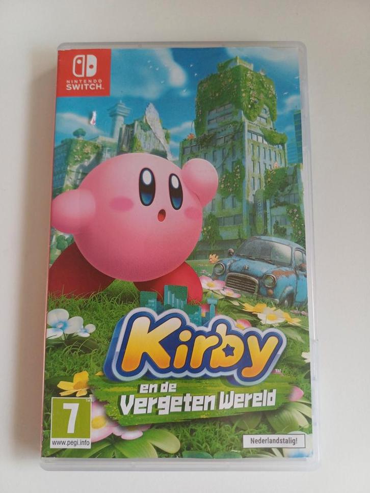 Kirby en de Vergeten Wereld - Nintendo Switch, Spelcomputers en Games, Games | Nintendo Switch, Zo goed als nieuw, Avontuur en Actie