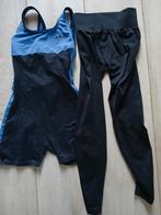 Turnsetje jongens, rond maat 122, Sport en Fitness, Turnen, Zwart, Zo goed als nieuw, Turnpak(je), Kindermaat 122 t/m 140