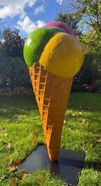 ijsco decoratie op ijzeren voet  framboos pistache  banaan, Ophalen, Zo goed als nieuw, Kunststof, Overige typen