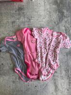 Bambino romper maat 74 80 roze grijs bloemen 3 stuks rompers, Meisje, Ophalen of Verzenden, Bambino, Zo goed als nieuw