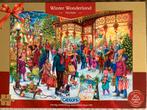 Gibsons puzzel Winter Wonderland 1000 stukjes, Ophalen of Verzenden, 500 t/m 1500 stukjes, Gebruikt, Legpuzzel