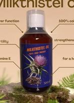 Mariadistelolie 300ml 100% Bio Koud Geperst - Herb Bird Mix, Verzenden, Nieuw, Zand en Verzorging