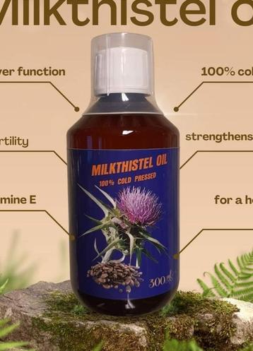 Mariadistelolie 300ml 100% Bio Koud Geperst - Herb Bird Mix beschikbaar voor biedingen