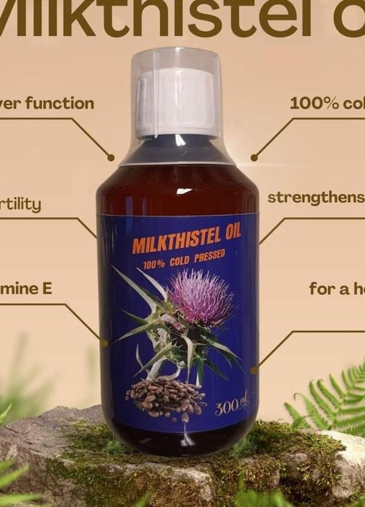 Mariadistelolie 300ml 100% Bio Koud Geperst - Herb Bird Mix, Dieren en Toebehoren, Vogels | Toebehoren, Nieuw, Zand en Verzorging